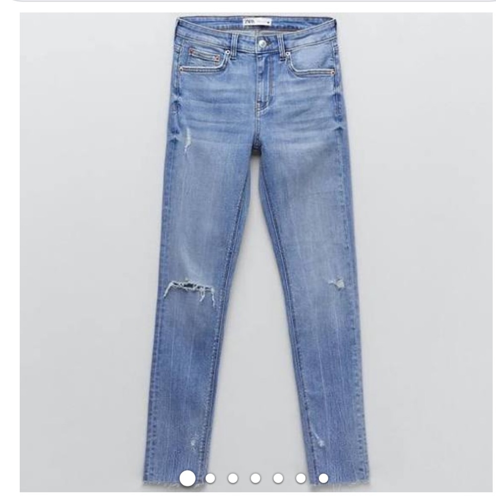 zara size 6 skinny jeans